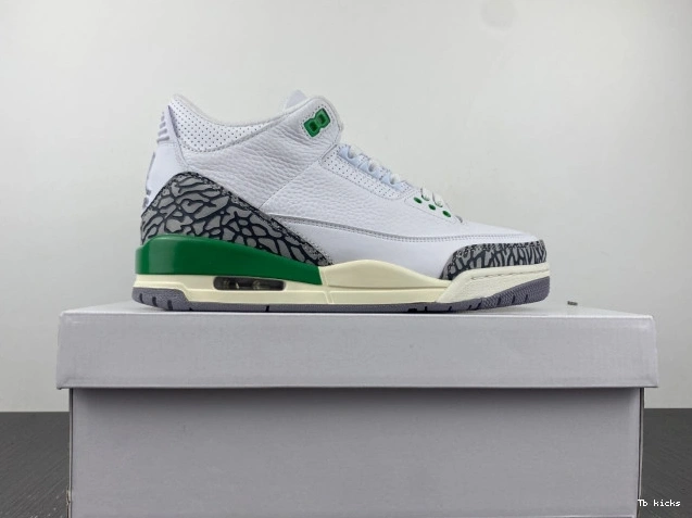 Reps TBK Retro Jordan CK9246-136 3 Green (W) Lucky 0810